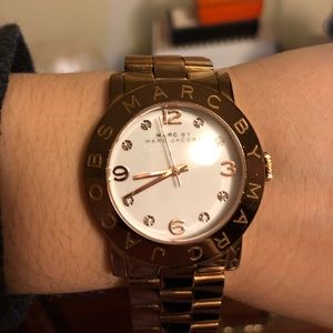 Marc by Marc Jacobs rose gold watch